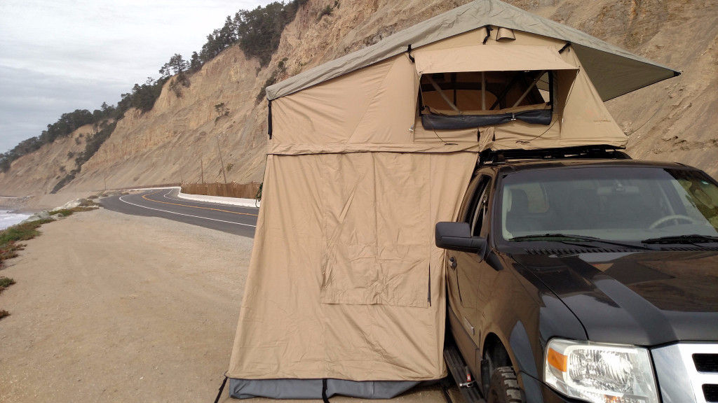 Barraca de acampamento exterior da parte superior do telhado da cama de caminhão para a parte superior do CE do Wrangler do jipe aprovado