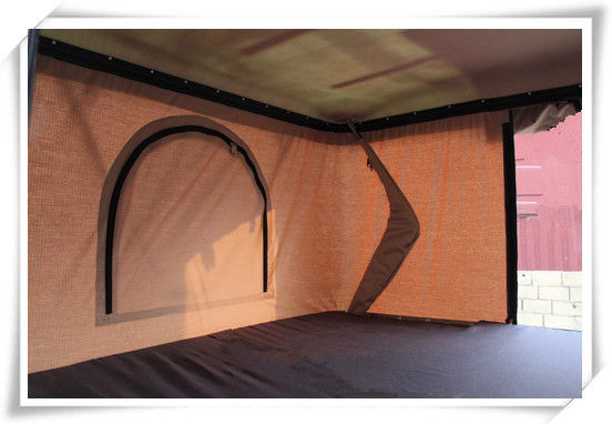 Barraca superior do único telhado duro de alta qualidade do escudo da fibra de vidro da camada com toldo lateral
