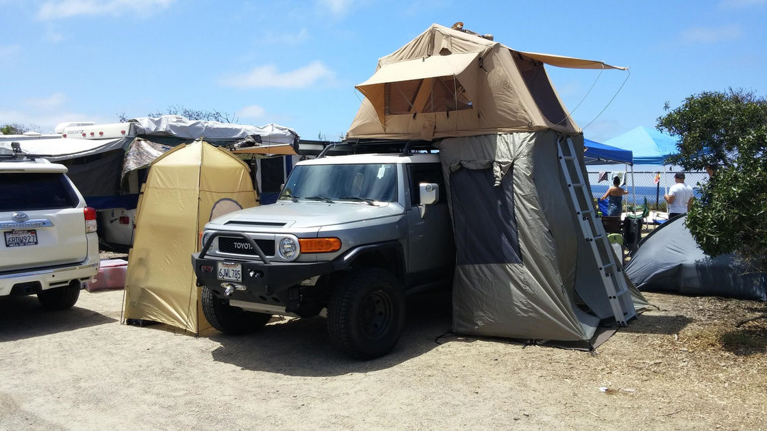 barraca do telhado do carro de acampamento da barraca da parte superior do telhado do carro 4x4