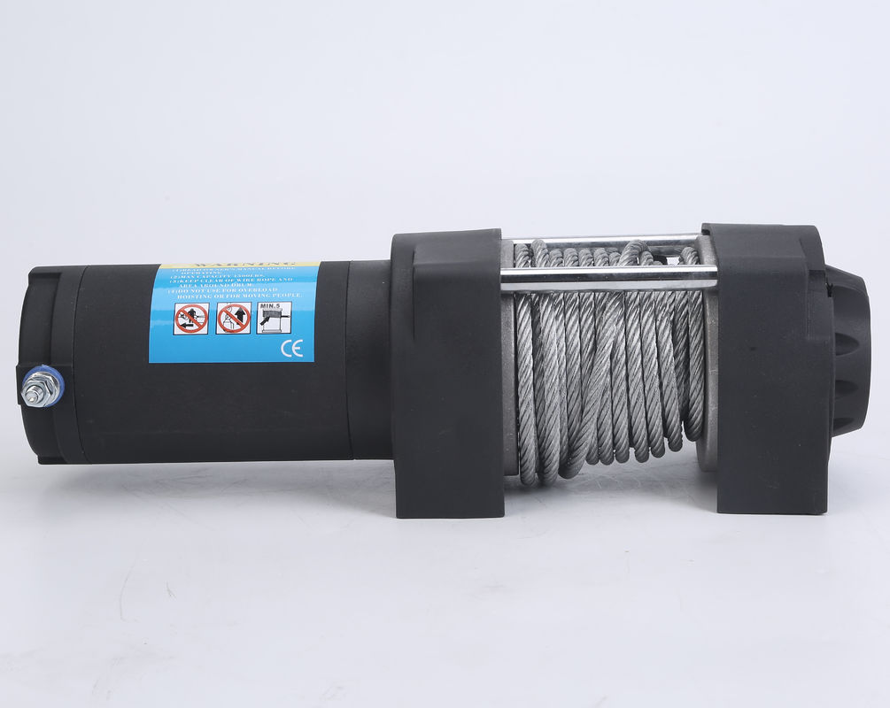 Guincho elétrico do guincho elétrico impermeável de 12VDC 4500lbs que prende Kit Kit With 50 pés de cabo de aço
